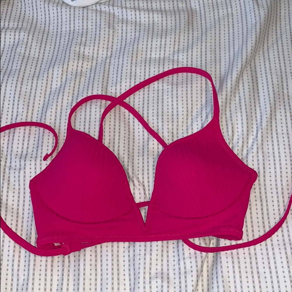 Hot pink, shade n shore bikini top